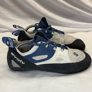 Evolv Skyhawk Climbing Shoes Womens US 8 EU 39 Lace Up Leather Trax Rubber